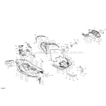 Body Spark - 900 ACE pour Sea-Doo 2018 Spark 900 ACE, 2018