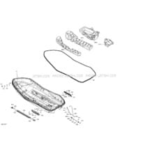 Hull Spark - 900 ACE pour Sea-Doo 2018 Spark 900 ACE, 2018