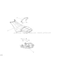 Seat Spark - 900 ACE pour Sea-Doo 2018 Spark 900 ACE, 2018