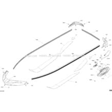 Body Hull Part - Wake Package Pro pour Seadoo 2018 WAKE PRO 230, 2018