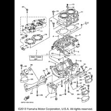CYLINDER CRANKCASE pour Yamaha 1997 WaveRunner WAVE VENTURE 760 - WVT760V - 1997