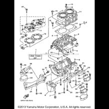 CYLINDER CRANKCASE pour Yamaha 1997 WaveRunner WAVE VENTURE 760 (WVT760V) 1997