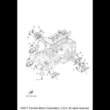 ENGINE MOUNT pour Yamaha 2017 WaveRunner EX - EX1050CS - 2017