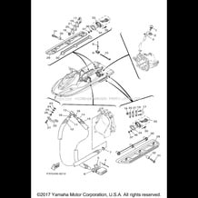 HULL & DECK pour Yamaha 2017 WaveRunner EX - EX1050CS - 2017