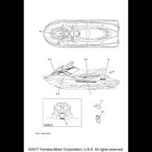 GRAPHICS pour Yamaha 2017 WaveRunner EX DELUXE - EX1050AS - 2017