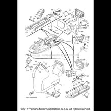 HULL & DECK pour Yamaha 2017 WaveRunner EX DELUXE - EX1050AS - 2017