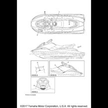 IMPORTANT LABELS pour Yamaha 2017 WaveRunner EX SPORT - EX1050BS - 2017