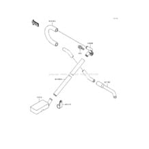 Bilge pour Kawasaki 1990 550 SX