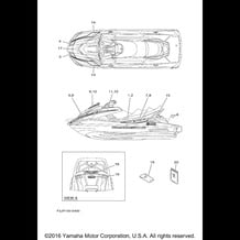 GRAPHICS pour Yamaha 2017 WaveRunner FX LIMITED SVHO - FC1800BS - 2017