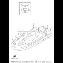 IMPORTANT LABEL pour Yamaha 1997 WaveRunner WAVE VENTURE 760 - WVT760V - 1997