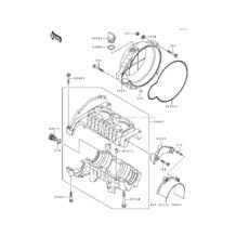 Crankcase pour Kawasaki 1990 550 SX