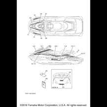 GRAPHICS pour Yamaha 2017 WaveRunner GP1800 - GP1800S - 2017