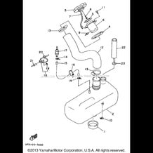 OIL TANK pour Yamaha 1997 WaveRunner WAVE VENTURE 760 - WVT760V - 1997