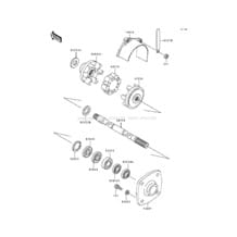 Drive Shaft pour Kawasaki 1990 550 SX