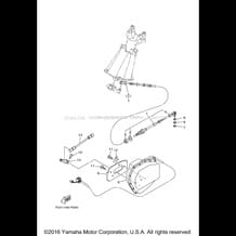 CONTROL CABLE pour Yamaha 2017 WaveRunner VX1050AS - 2017