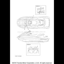 IMPORTANT LABELS pour Yamaha 2017 WaveRunner VX1050CS - 2017