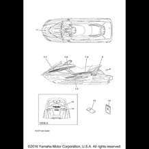 GRAPHICS pour Yamaha 2017 WaveRunner WAVE RUNNER FX HO - FB1800S - 2017