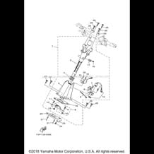 STEERING 2 pour Yamaha 2018 WaveRunner EX - EX1050CT - 2018