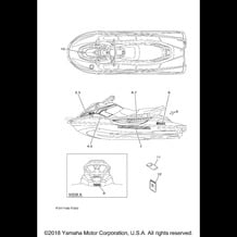 GRAPHICS pour Yamaha 2018 WaveRunner EX DELUXE - EX1050AT - 2018