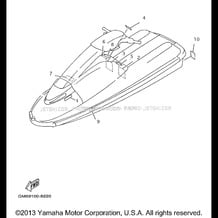 IMPORTANT LABELS pour Yamaha 1998 WaveRunner SUPER JET - SJ700AW - 1998