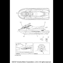 GRAPHICS pour Yamaha 2018 WaveRunner EX SPORT - EX1050BT - 2018