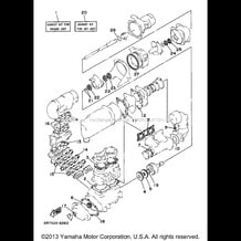 REPAIR KIT 1 pour Yamaha 1998 WaveRunner SUPER JET - SJ700AW - 1998