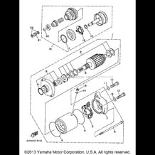 STARTING MOTOR pour Yamaha 1998 WaveRunner SUPER JET - SJ700AW - 1998