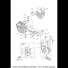 INTAKE 2 pour Yamaha 2018 WaveRunner FX CRUISER SVHO - FC1800AT - 2018