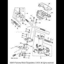 STEERING 1 pour Yamaha 1998 WaveRunner SUPER JET 700 (SJ700AW) 1998