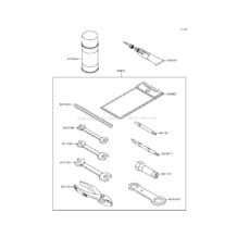 Tool pour Kawasaki 1990 550 SX