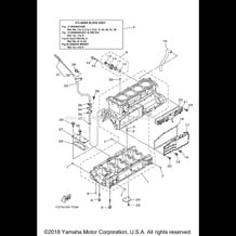 CRANKCASE pour Yamaha 2018 WaveRunner FX HO - FB1800T - 2018