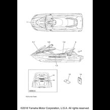 GRAPHICS pour Yamaha 2018 WaveRunner FX HO - FB1800T - 2018