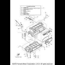 CRANKCASE pour Yamaha 2018 WaveRunner FX SVHO - FC1800T - 2018