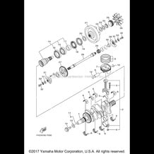 CRANKSHAFT & PISTON pour Yamaha 2018 WaveRunner VX - VX1050CT - 2018