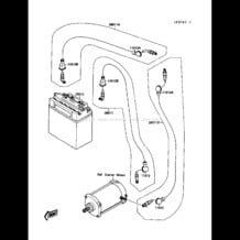 Electrical Equipment pour Kawasaki 1990 650 SX