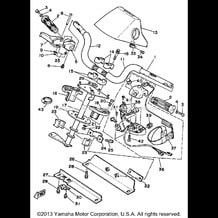 STEERING pour Yamaha 1990 WaveRunner WAVE RUNNER - WR500D - 1990