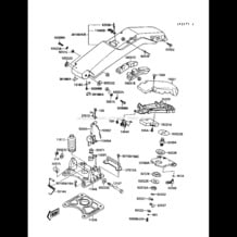 贈る結婚祝い 1990 SX 650 Kawasaki Ski Jet - parts OEM and Microfiche 水上オートバイ用