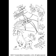 HULL & DECK pour Yamaha 2018 WaveRunner VXR - VX1800AT - 2018