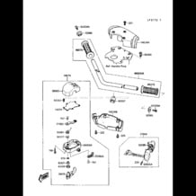 Handlebar pour Kawasaki 1990 650 SX