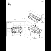 Crankcase pour Kawasaki 2018 JET SKI® STX®-15F