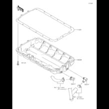 Oil Pan pour Kawasaki 2018 JET SKI® STX®-15F