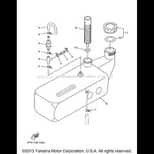OIL TANK pour Yamaha 1998 WaveRunner WAVE RUNNER GP1200 (GP1200W) 1998