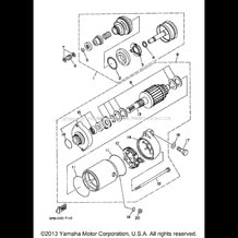 STARTING MOTOR pour Yamaha 1998 WaveRunner WAVE RUNNER GP1200 (GP1200W) 1998