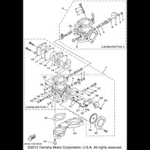 CARBURETOR pour Yamaha 1998 WaveRunner WAVE RUNNER GP760 - GP760W - 1998