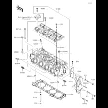 Cylinder Head pour Kawasaki 2018 JET SKI® ULTRA® 310X SE