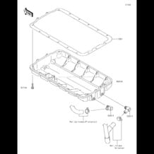 Oil Pan pour Kawasaki 2018 JET SKI® ULTRA® LX