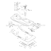 09- Body pour Sea-Doo 1997 GSX, 5624, 1997
