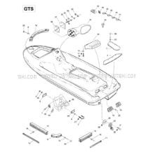 09- Body (GTS) pour Seadoo 1997 GTI, 5641, 1997