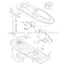 09- Body pour Seadoo 1997 HX, 5882, 1997