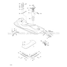 09- Body pour Seadoo 1998 GS, 5626 5844, 1998